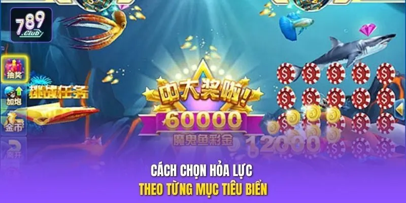 Cách chọn hỏa lực theo từng mục tiêu biển